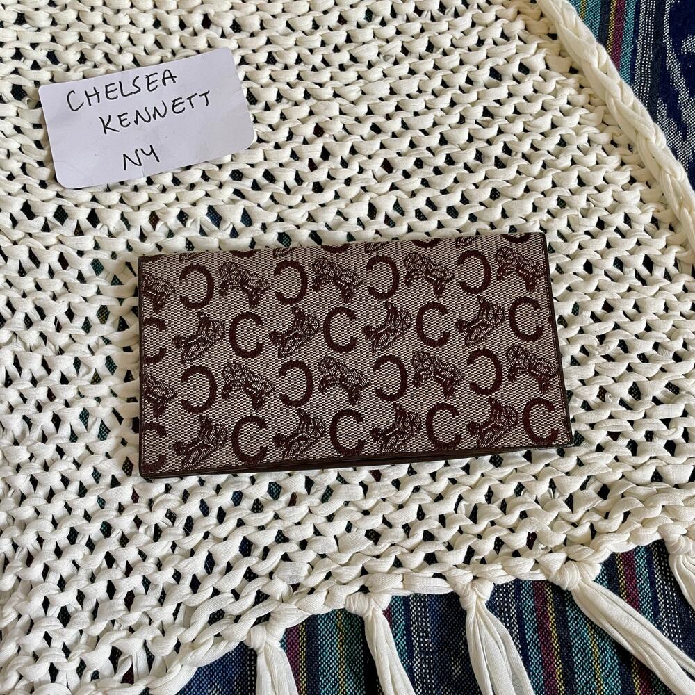 Celine Monogram Logo Macadam Vintage Bifold Wallet - Picture 8 of 12